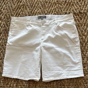 Wit & Wisdom Ab-Solution White Denim Shorts